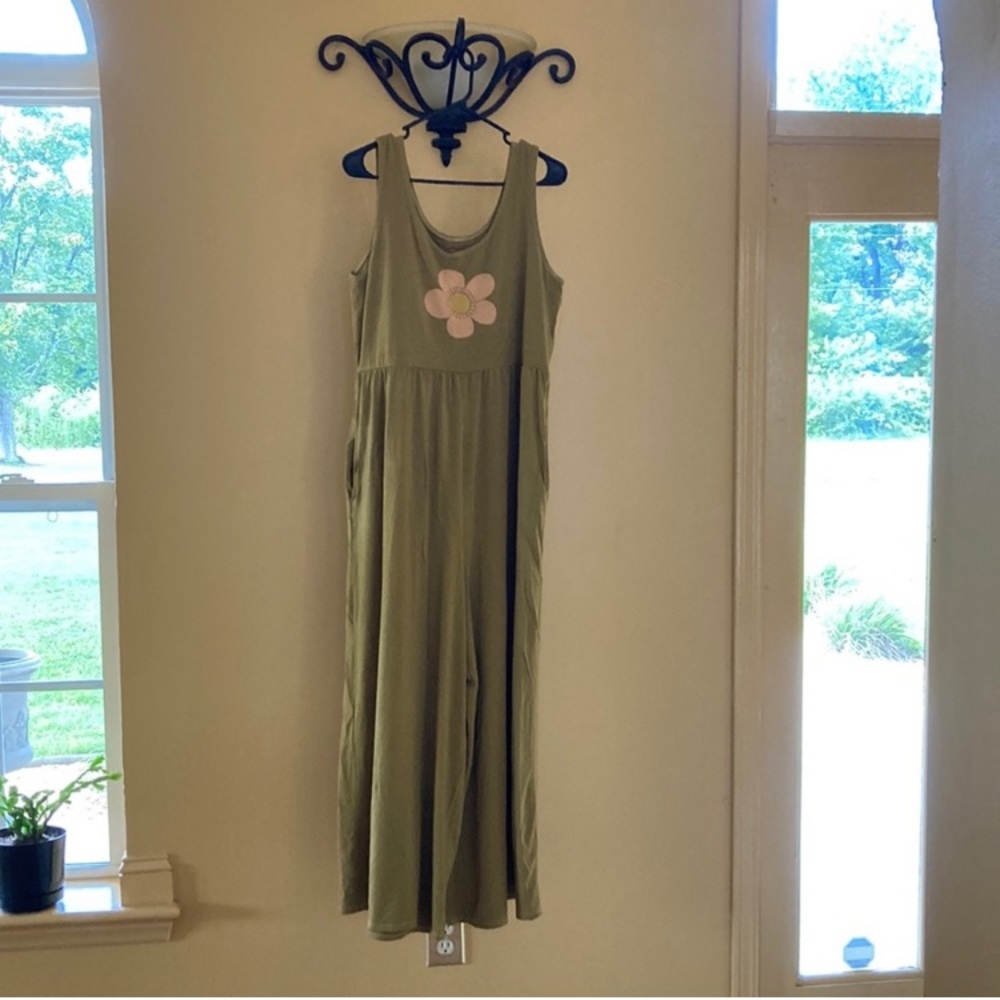 Purusha people green jumpsuit size 3x